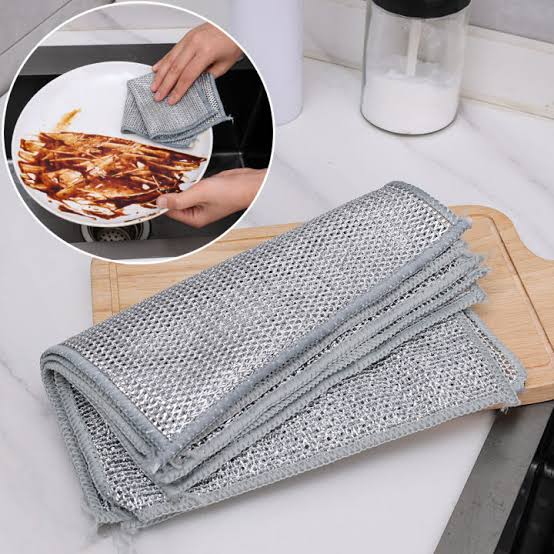 Dish Washing Cleaning Cloth | Wire Dish Washing Rugs For Wet And Dry Kitchen